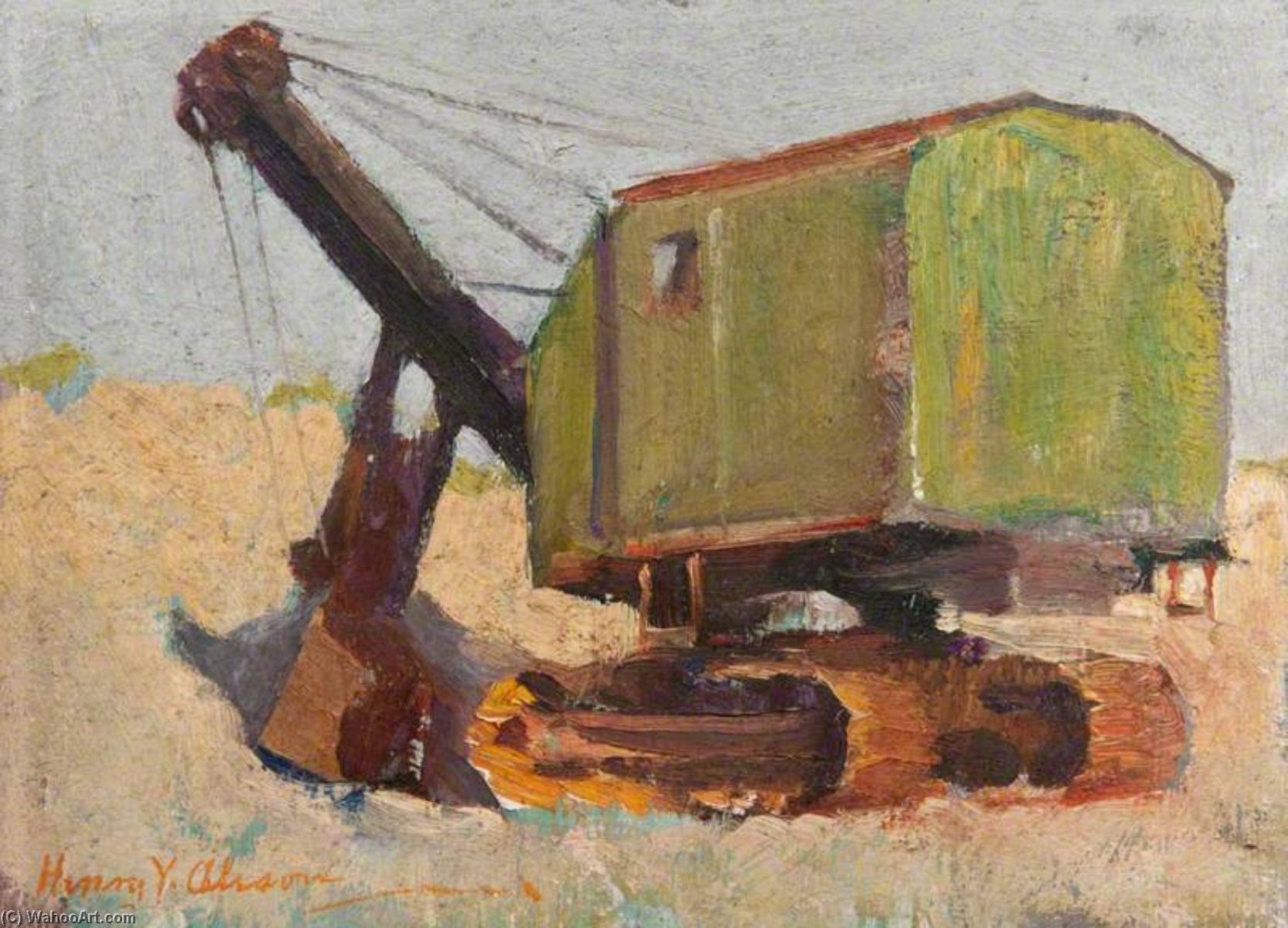 Wikioo.org - The Encyclopedia of Fine Arts - Painting, Artwork by Henry Young Alison - Mechanical Digger
