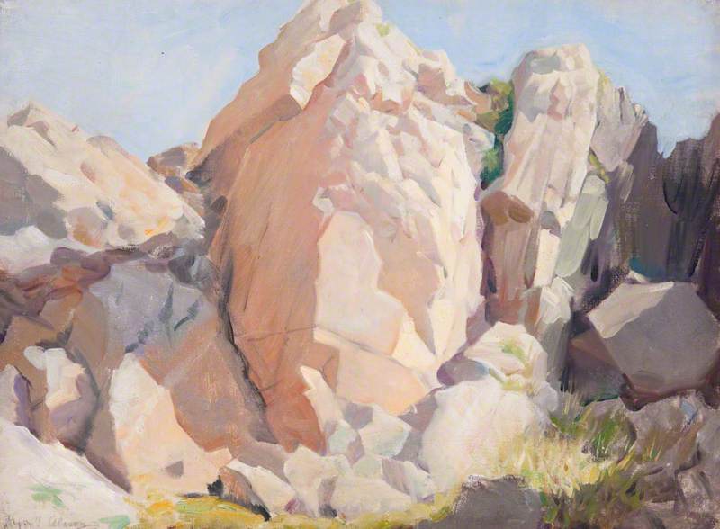 Wikioo.org - The Encyclopedia of Fine Arts - Painting, Artwork by Henry Young Alison - Cliffs and Rocks