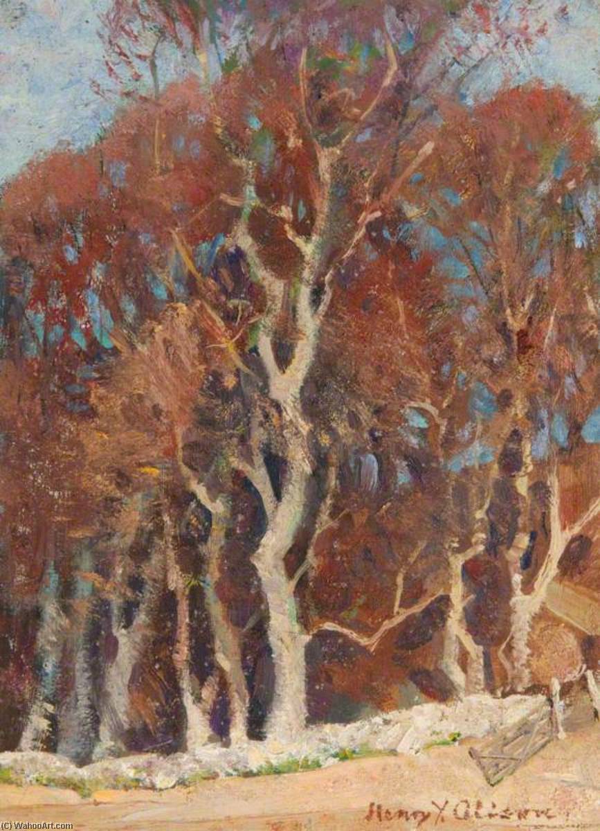 Wikioo.org - The Encyclopedia of Fine Arts - Painting, Artwork by Henry Young Alison - Study of Trees