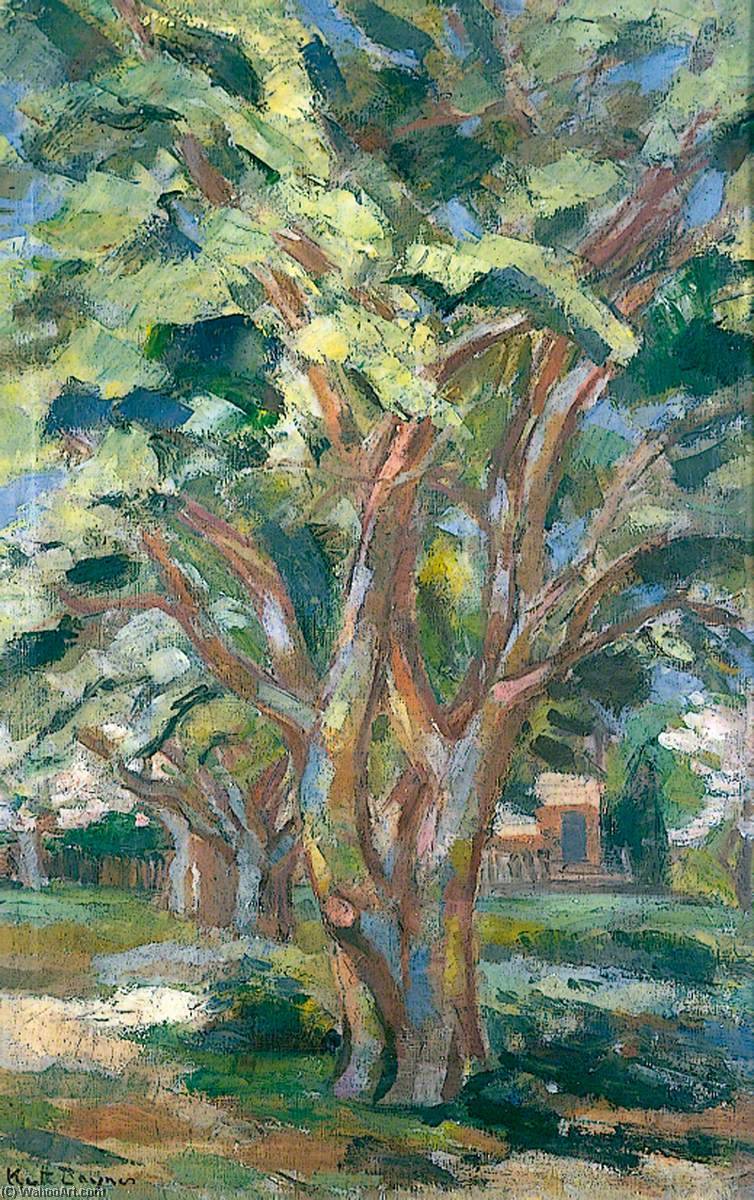 Wikioo.org - The Encyclopedia of Fine Arts - Painting, Artwork by Keith Baynes - Avenue of Trees