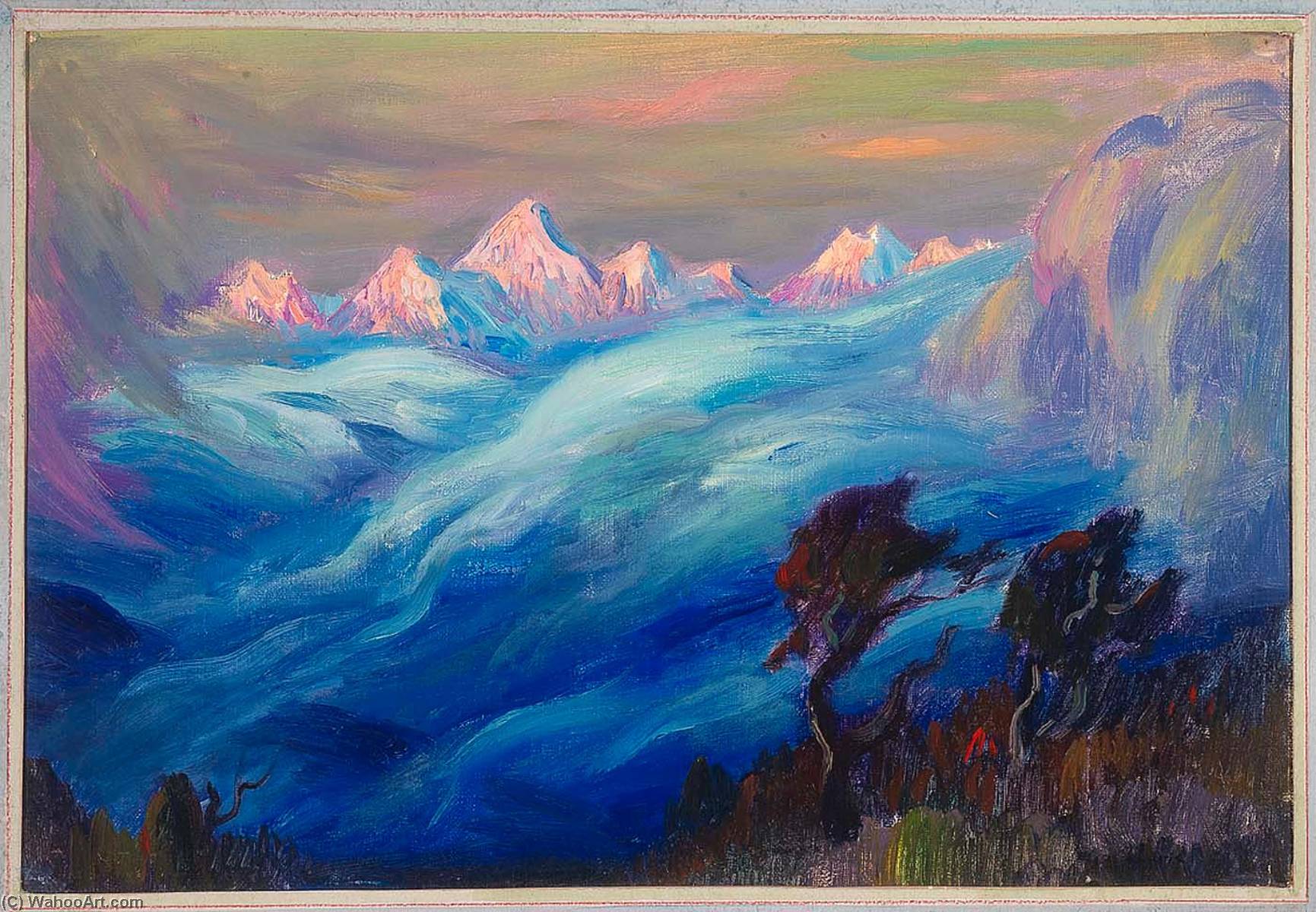 Wikioo.org - The Encyclopedia of Fine Arts - Painting, Artwork by Eliot Clark - Ever Changing Himalayas