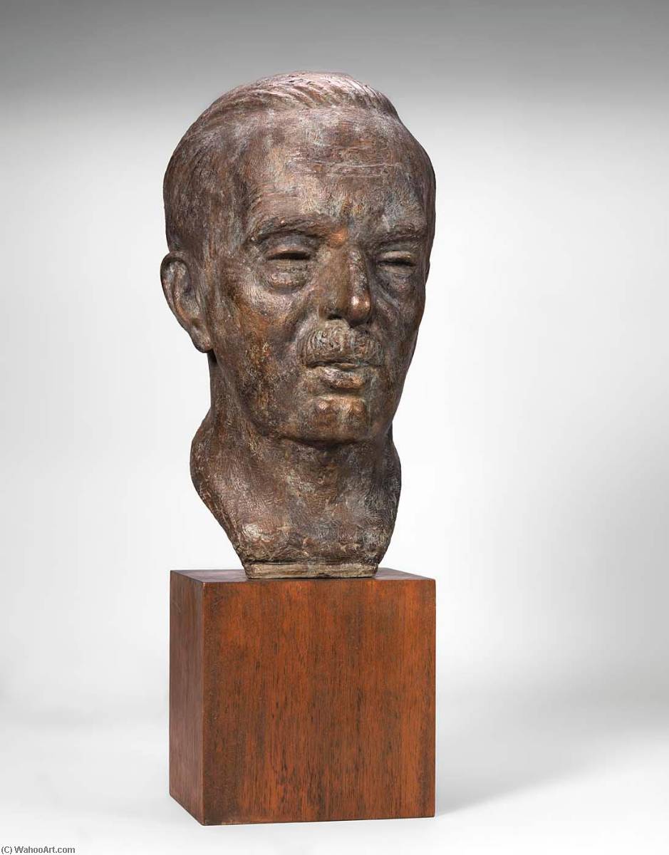 WikiOO.org - Encyclopedia of Fine Arts - Lukisan, Artwork Bruce Moore - Portrait of Dr. Leonard Carmichael