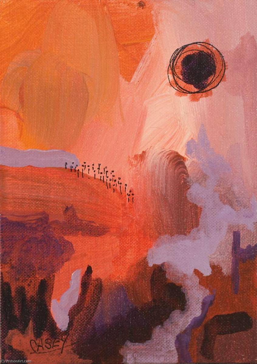 Wikioo.org - Bách khoa toàn thư về mỹ thuật - Vẽ tranh, Tác phẩm nghệ thuật Bernie Casey - The Afterthought of Dante's Inferno