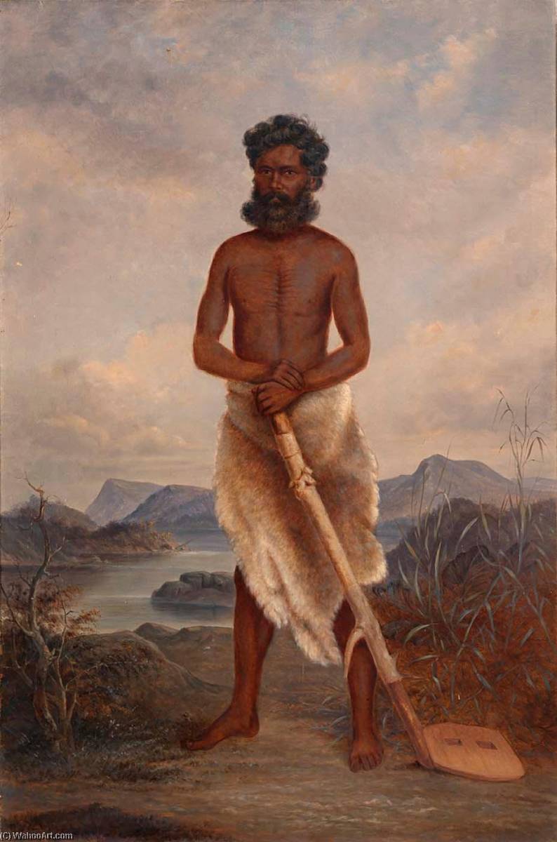Wikioo.org - The Encyclopedia of Fine Arts - Painting, Artwork by Antonion Zeno Shindler - Australian Man