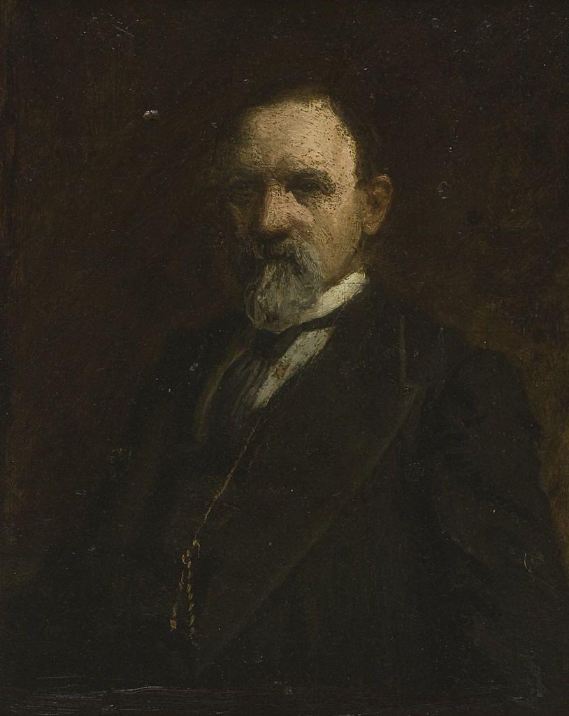 Wikioo.org - The Encyclopedia of Fine Arts - Painting, Artwork by Thomas Eakins - Study for Portrait of Joshua Ballinger Lippincott
