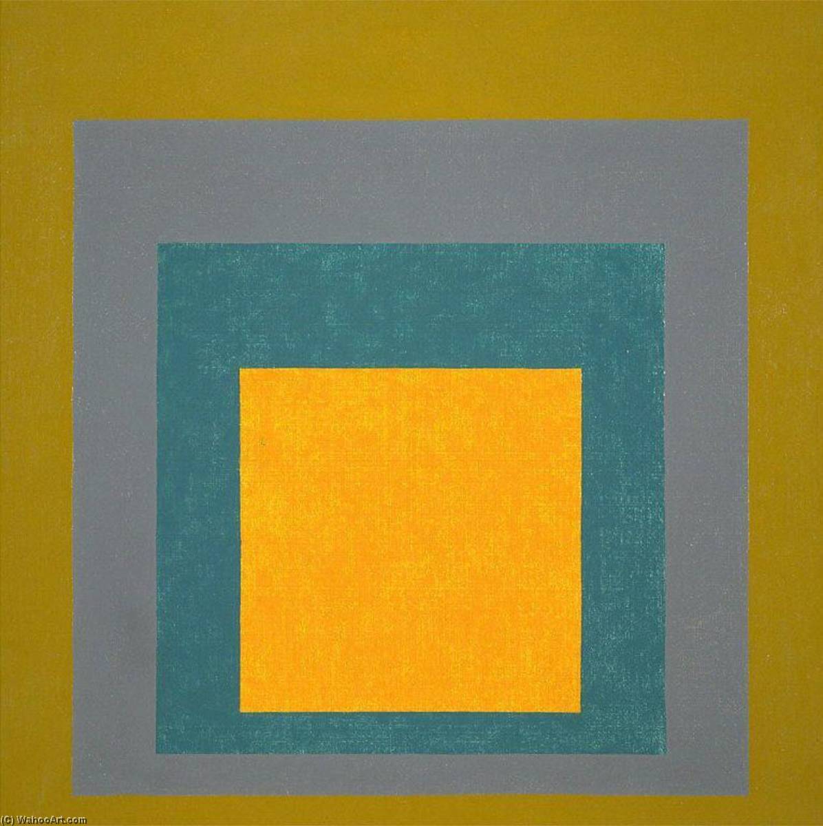 Wikioo.org - The Encyclopedia of Fine Arts - Painting, Artwork by Josef Albers - Homage to the Square Elected II