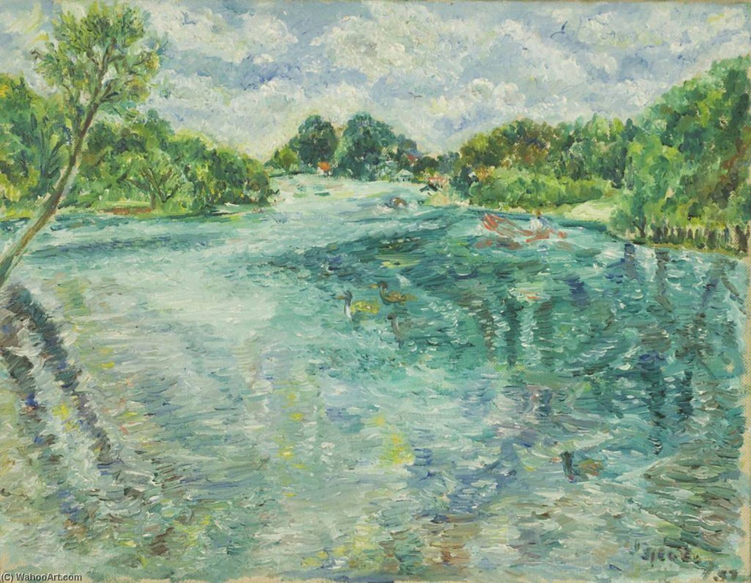 Wikioo.org - The Encyclopedia of Fine Arts - Painting, Artwork by Jack Siegel - View of Lake