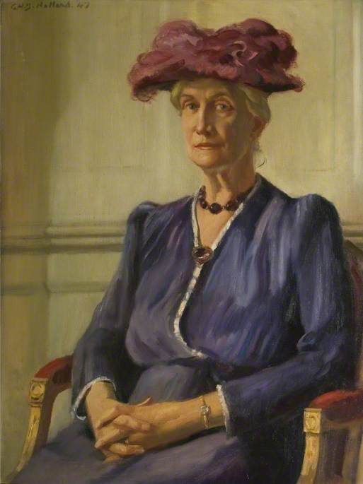 Wikioo.org - The Encyclopedia of Fine Arts - Painting, Artwork by George Herbert Buckingham - Millicent Lady Isham (d.1961), Mother of the 12th Bt Isham