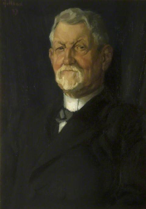 Wikioo.org - The Encyclopedia of Fine Arts - Painting, Artwork by George Herbert Buckingham - Portrait of a Gentleman with a White Beard