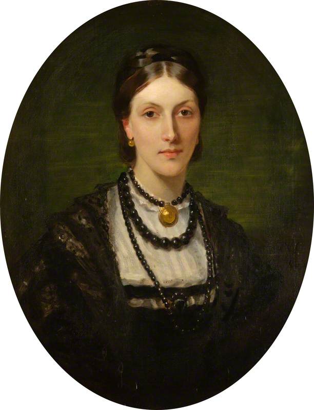 Wikioo.org - The Encyclopedia of Fine Arts - Painting, Artwork by Henry Weigall - Christina Grace Agnes Hamilton (d.1897), Wife of Colonel Alexander Leith Hay