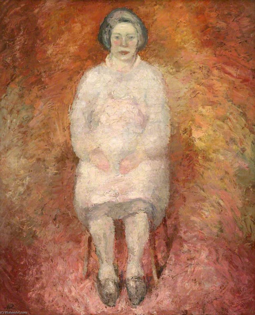 Wikioo.org - The Encyclopedia of Fine Arts - Painting, Artwork by Albert Reuss - Seated Woman
