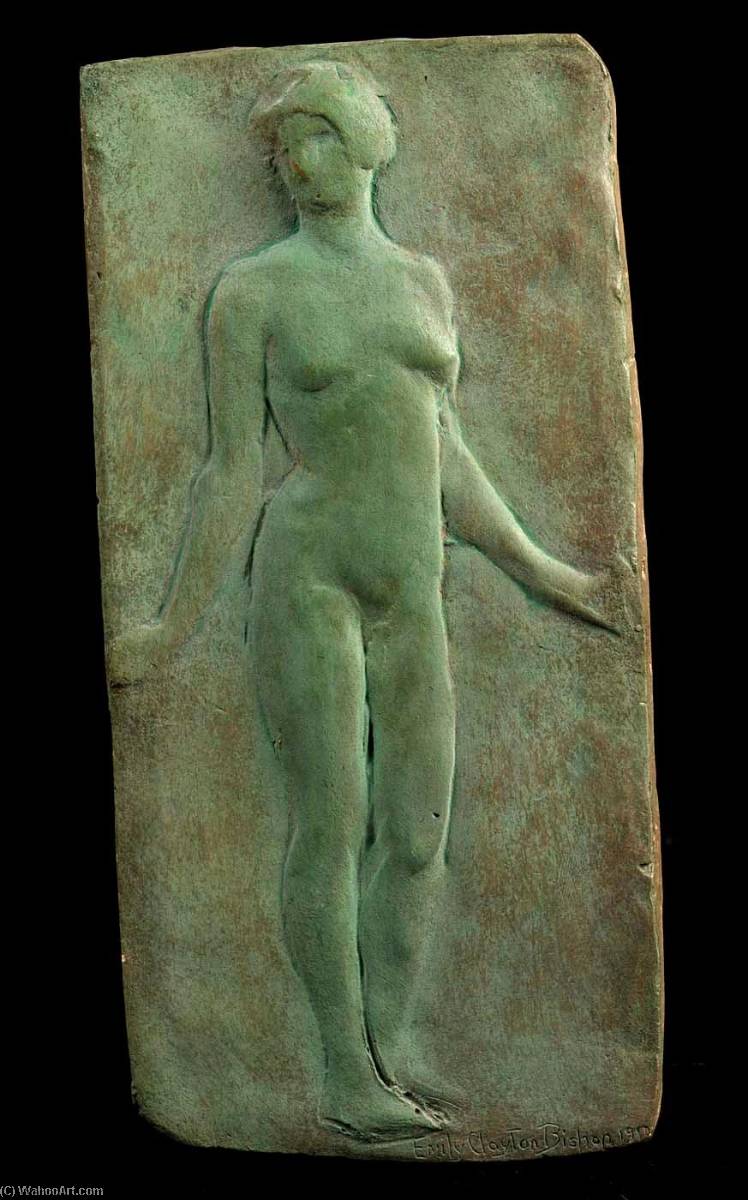 WikiOO.org - Encyclopedia of Fine Arts - Lukisan, Artwork Emily Clayton Bishop - Standing Female Nude