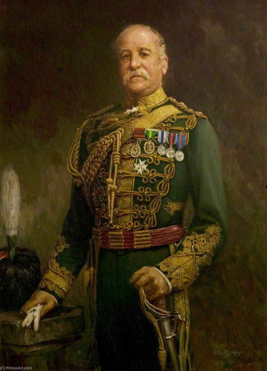Wikioo.org - The Encyclopedia of Fine Arts - Painting, Artwork by Arthur Spooner - The Right Honourable Viscount Galway, CB, Chairman of the County Council (1914–1928)