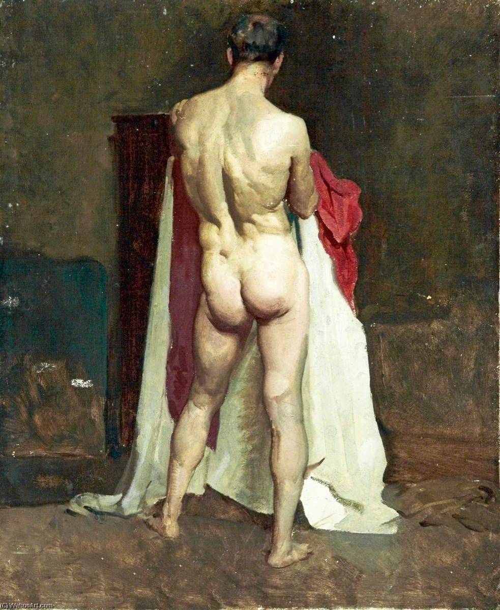 Wikioo.org - The Encyclopedia of Fine Arts - Painting, Artwork by Stanley Reed - Male Nude