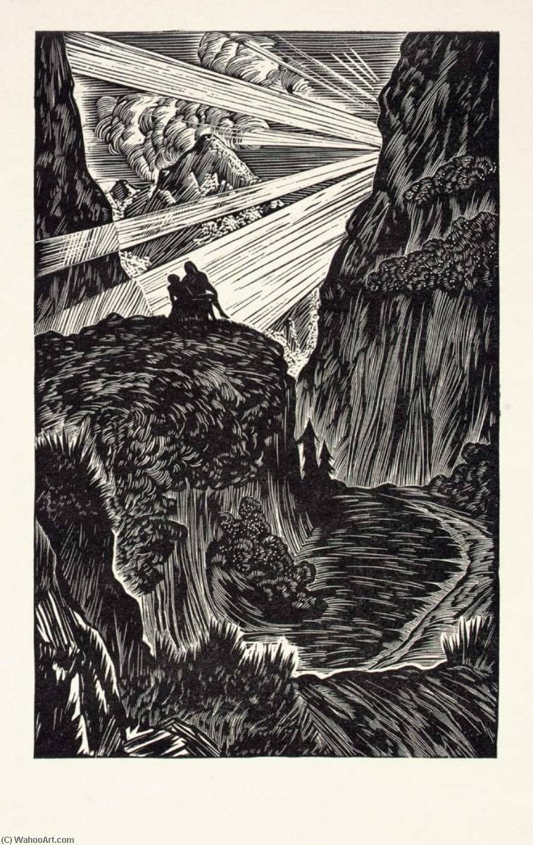 WikiOO.org - Enciklopedija likovnih umjetnosti - Slikarstvo, umjetnička djela Harry Cimino - Just at That Moment.from Woodcarver of Tyrol