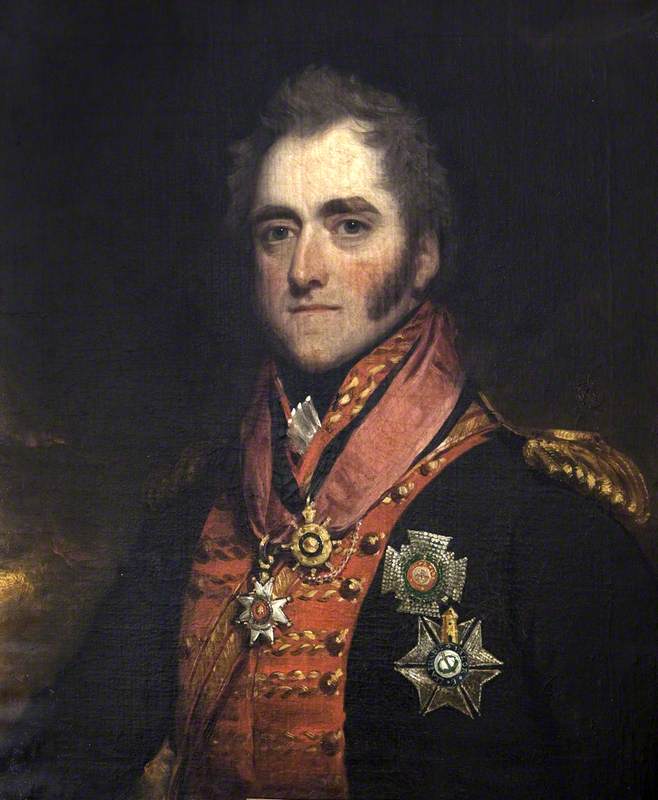 Wikioo.org - The Encyclopedia of Fine Arts - Painting, Artwork by Thomas Barber - General Sir George Anson (1769–1849)