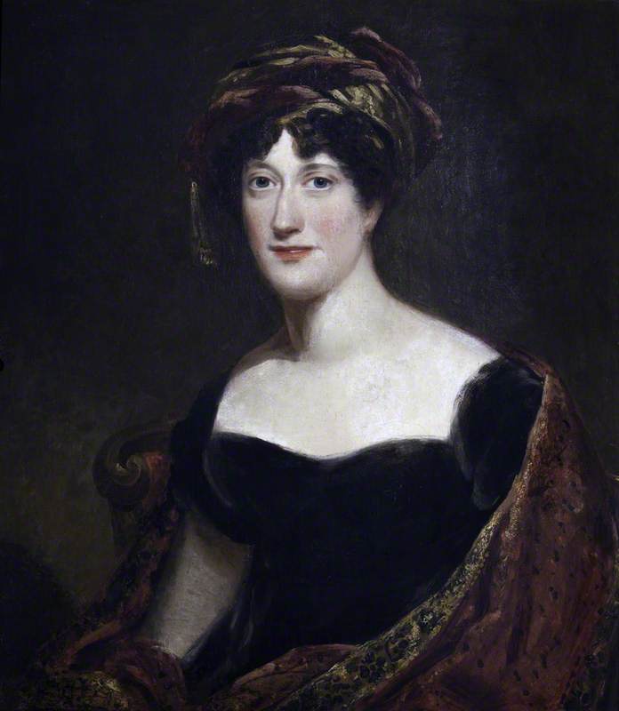 Wikioo.org - The Encyclopedia of Fine Arts - Painting, Artwork by Thomas Barber - Lady Anne Margaret Coke (1779–1843), Viscountess Anson
