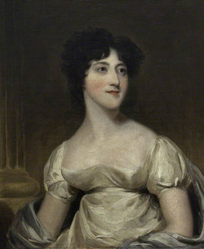 Wikioo.org - The Encyclopedia of Fine Arts - Painting, Artwork by Thomas Barber - The Honourable Anne Margaret Anson (1796–1882), Countess of Rosebery