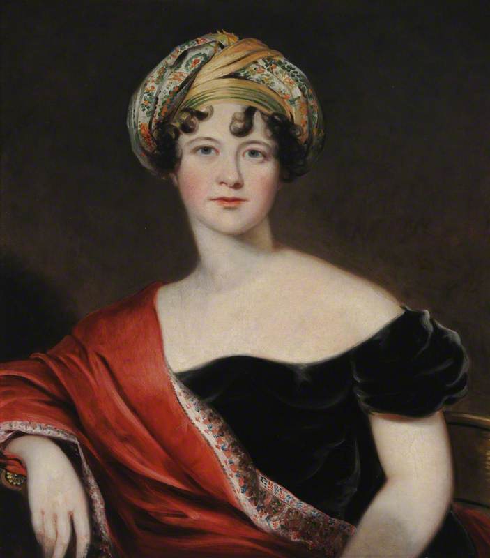 WikiOO.org - Enciklopedija dailės - Tapyba, meno kuriniai Thomas Barber - Lady Harriet Cavendish (1785–1862), Countess Granville