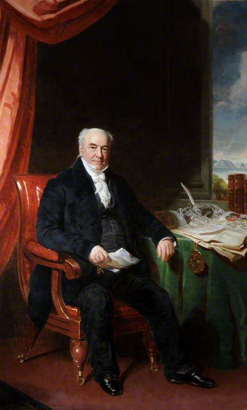 Wikioo.org - The Encyclopedia of Fine Arts - Painting, Artwork by George Patten - Daniel de Lisle Brock (1762–1842), Bailiff of Guernsey (1821–1842)
