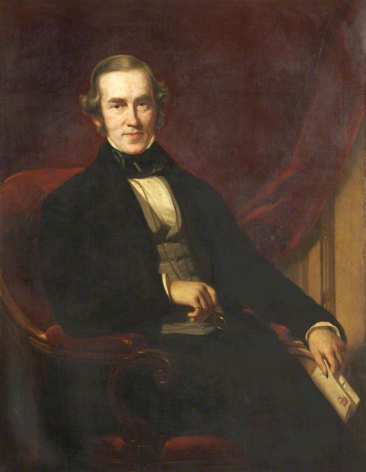 Wikioo.org - The Encyclopedia of Fine Arts - Painting, Artwork by George Patten - Thomas Berry Horsfall (1805–1878), MP