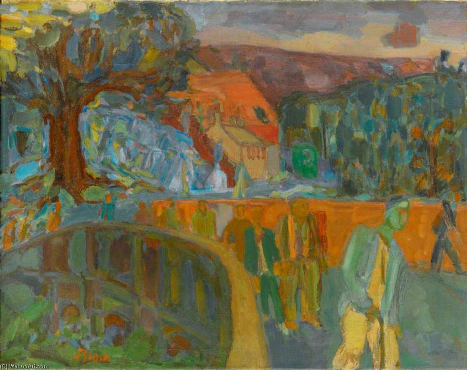 Wikioo.org - The Encyclopedia of Fine Arts - Painting, Artwork by Martin Bloch - Down from the Welsh Quarries