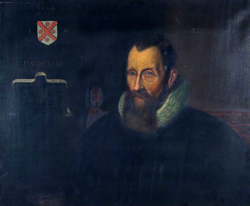 Wikioo.org - The Encyclopedia of Fine Arts - Painting, Artwork by Archibald A Mcglashan - John Napier of Merchiston (1550–1617), Discoverer of Logarithms