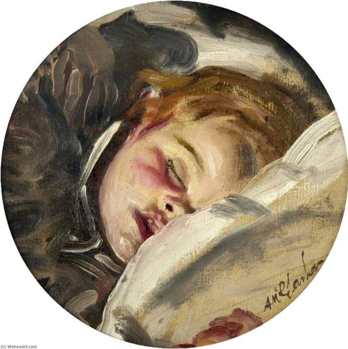 Wikioo.org - The Encyclopedia of Fine Arts - Painting, Artwork by Archibald A Mcglashan - Child's Head