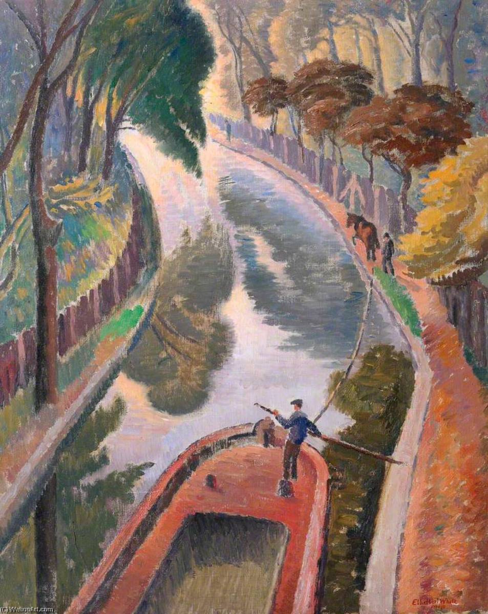 Wikioo.org - The Encyclopedia of Fine Arts - Painting, Artwork by Ethelbert White - Regent's Canal