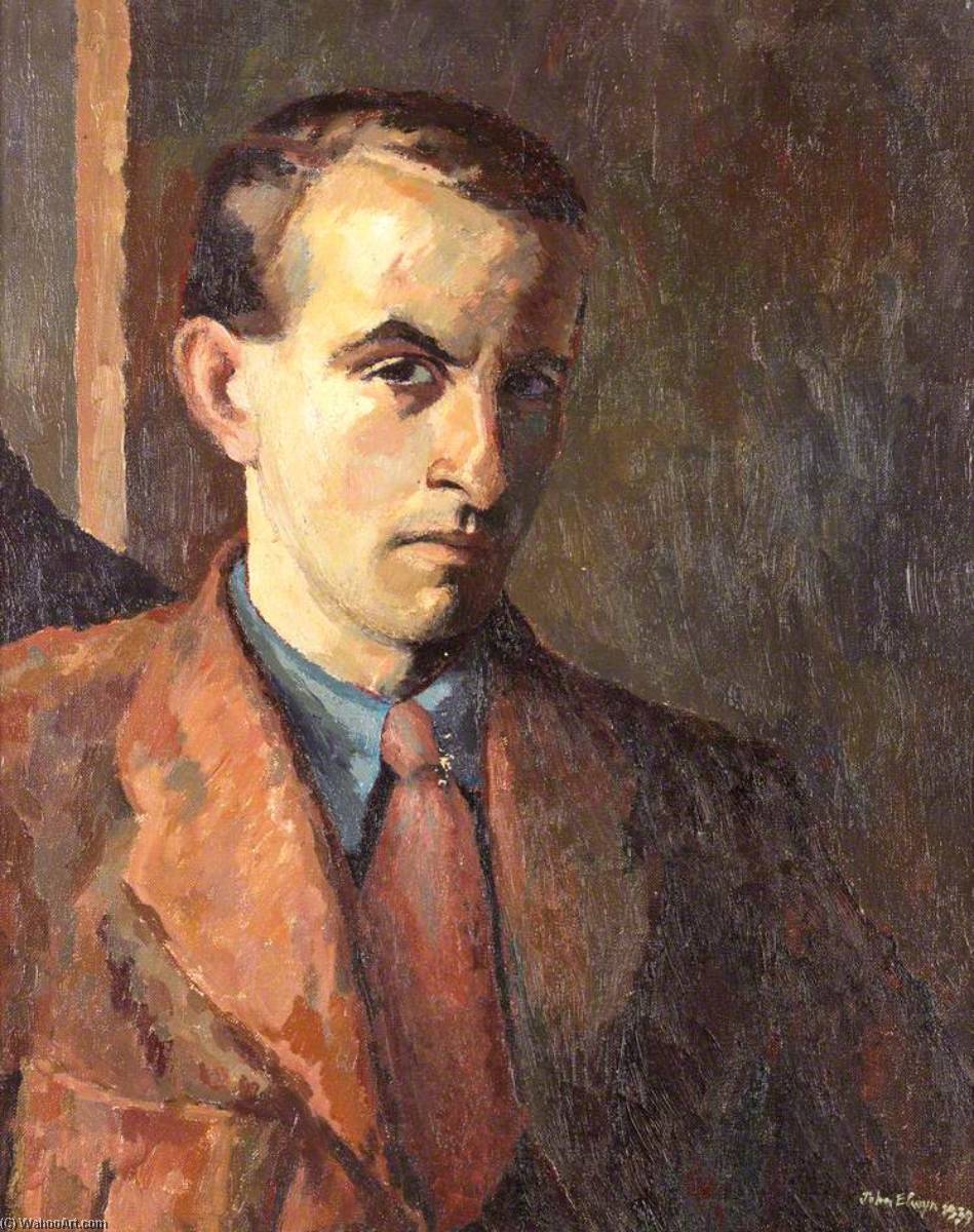 Wikioo.org - The Encyclopedia of Fine Arts - Painting, Artwork by John Elwyn - Self Portrait
