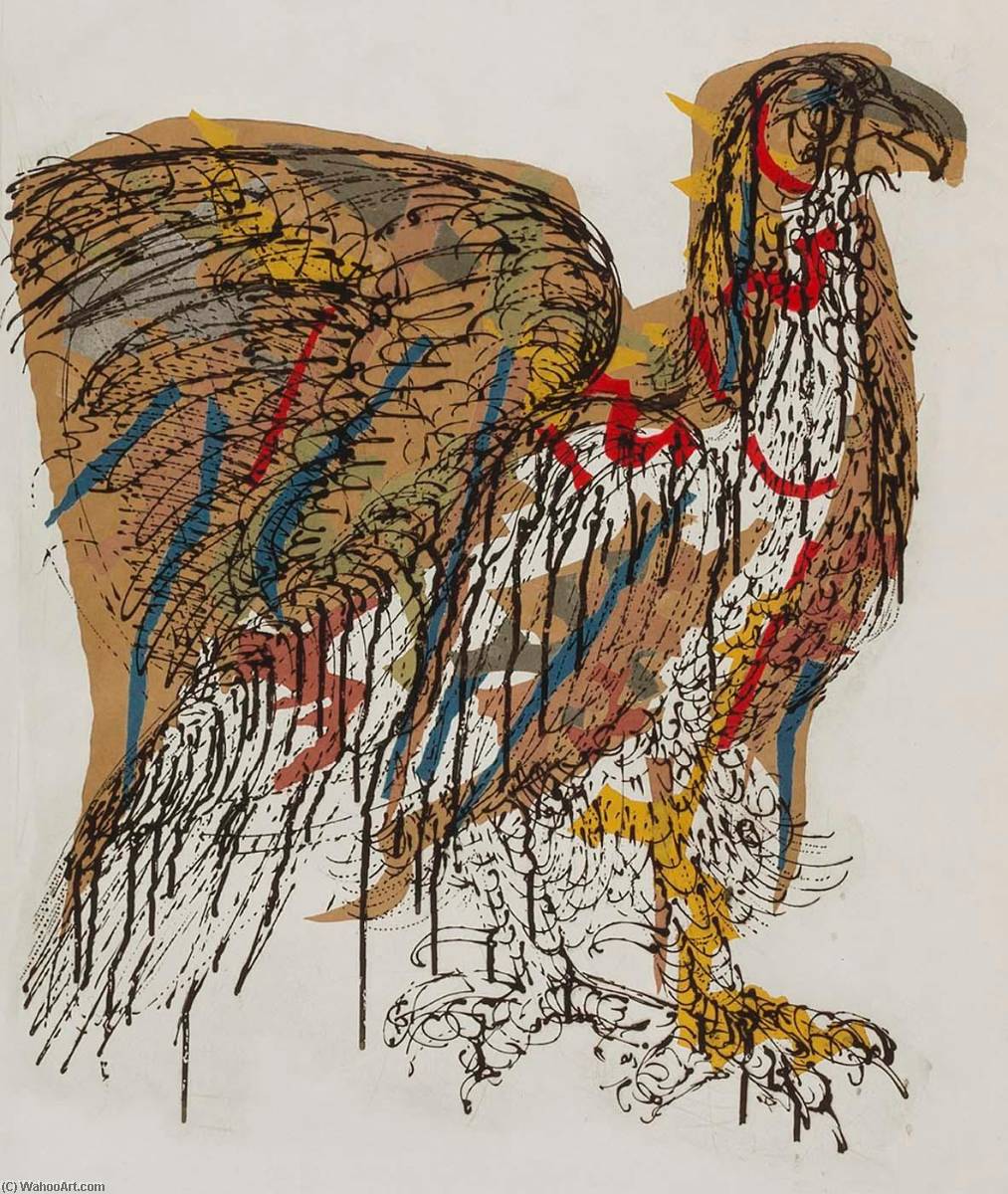 Wikioo.org - สารานุกรมวิจิตรศิลป์ - จิตรกรรม Misch Kohn - Hawk