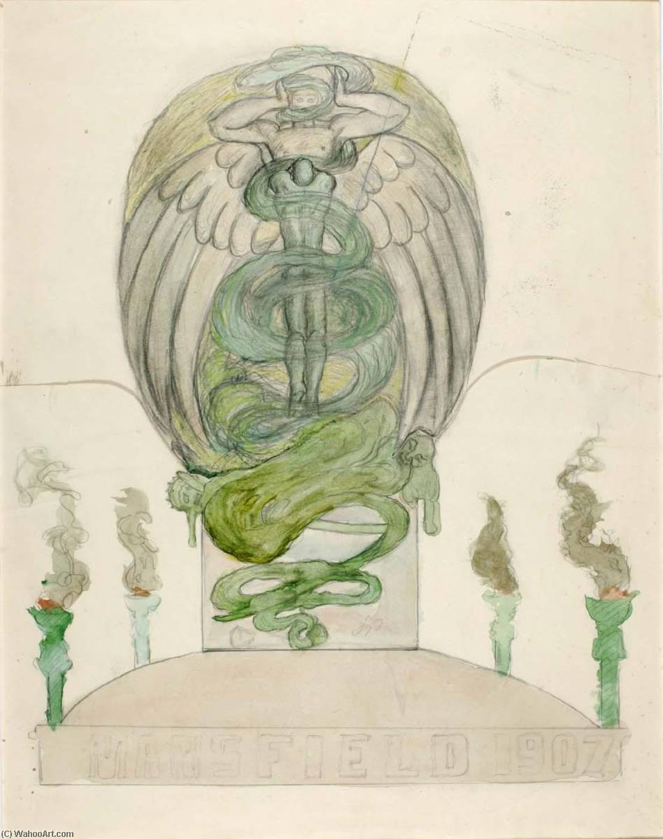WikiOO.org - אנציקלופדיה לאמנויות יפות - ציור, יצירות אמנות George Grey Barnard - (Untitled) (Mansfield 1907)