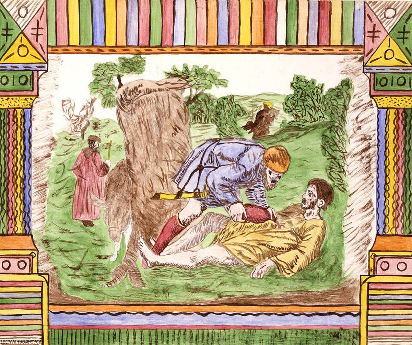 Wikioo.org - The Encyclopedia of Fine Arts - Painting, Artwork by Lawrence W Ladd - The Good Samaritan