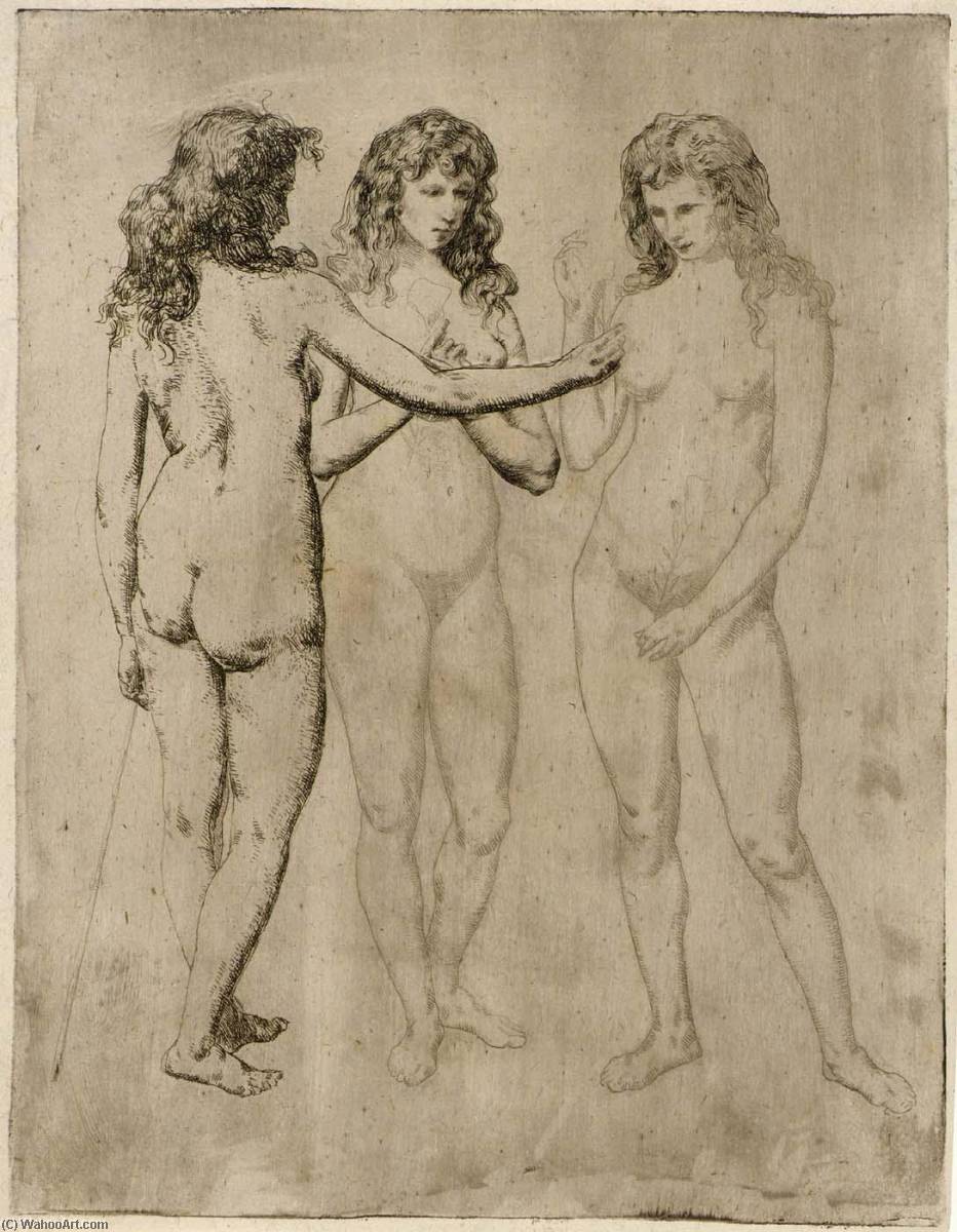 WikiOO.org - Encyclopedia of Fine Arts - Maľba, Artwork Julian Alden Weir - Sincerity, Purity, Devotion