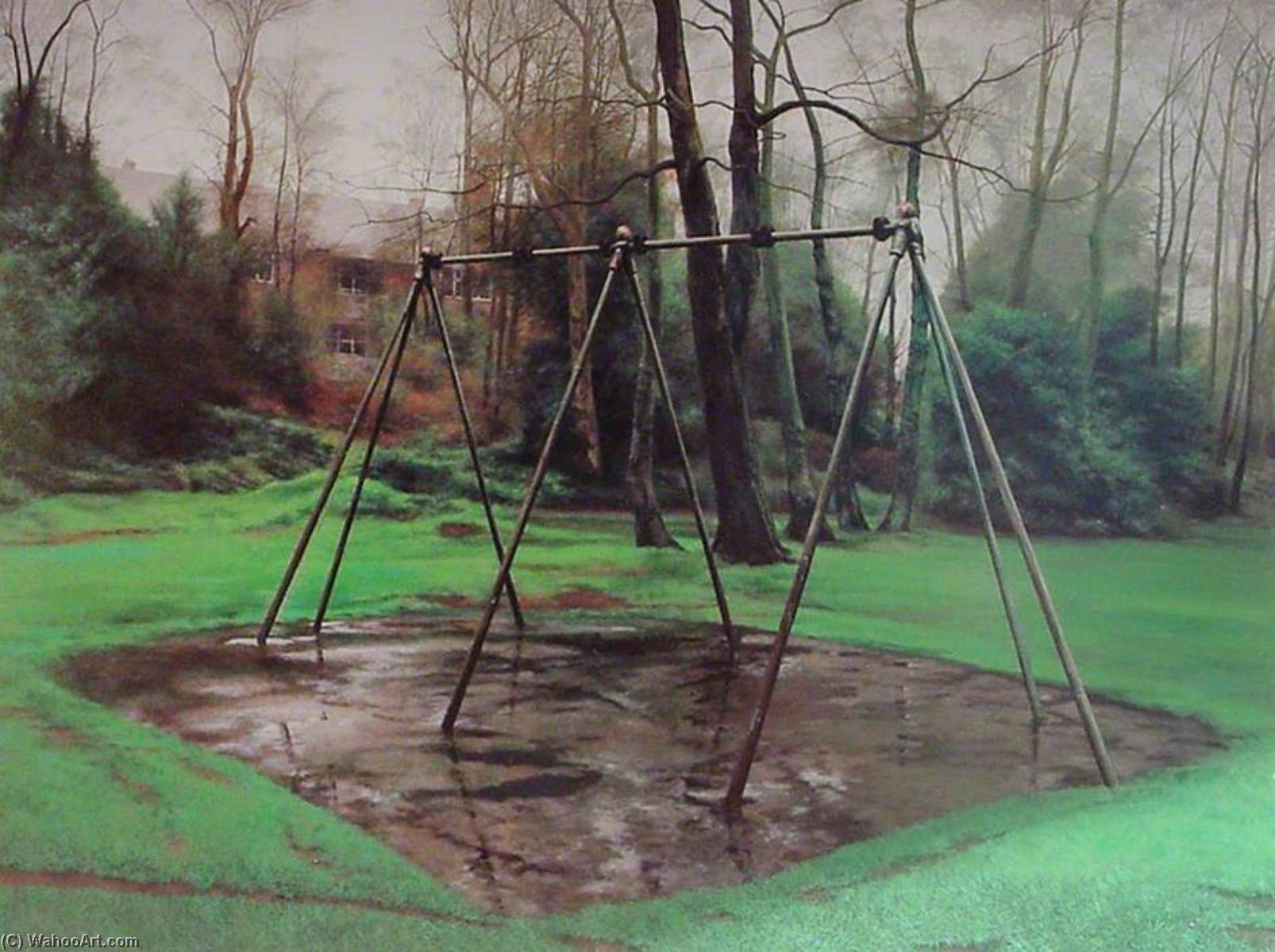 Wikioo.org - The Encyclopedia of Fine Arts - Painting, Artwork by George Shaw - Scenes from the Passion The Swing