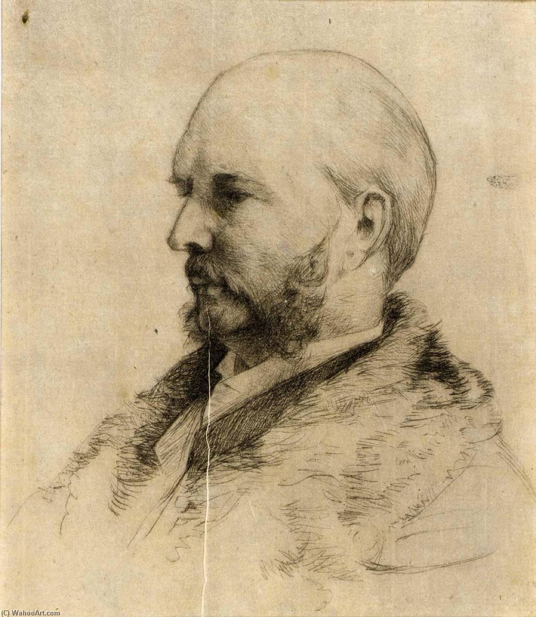 Wikioo.org - The Encyclopedia of Fine Arts - Painting, Artwork by Julian Alden Weir - Portrait of Robert Hoe