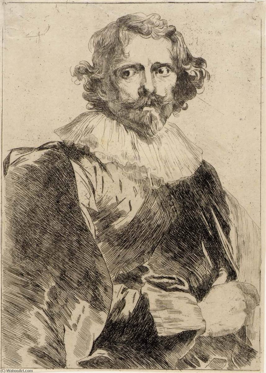 WikiOO.org - Encyclopedia of Fine Arts - Maalaus, taideteos Julian Alden Weir - Portrait of Lucas Vorsterman