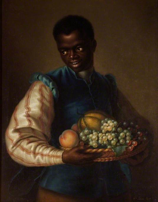 WikiOO.org – 美術百科全書 - 繪畫，作品 William Jones - 黑色的 男孩