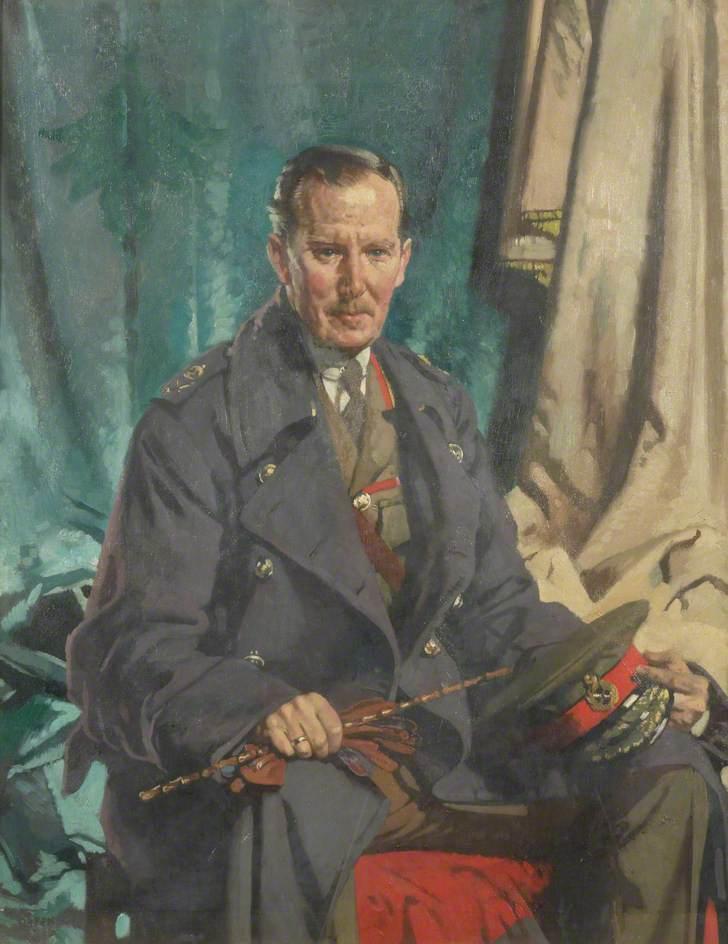 Wikioo.org - The Encyclopedia of Fine Arts - Painting, Artwork by William Newenham Montague Orpen - General Sir John S Cowans