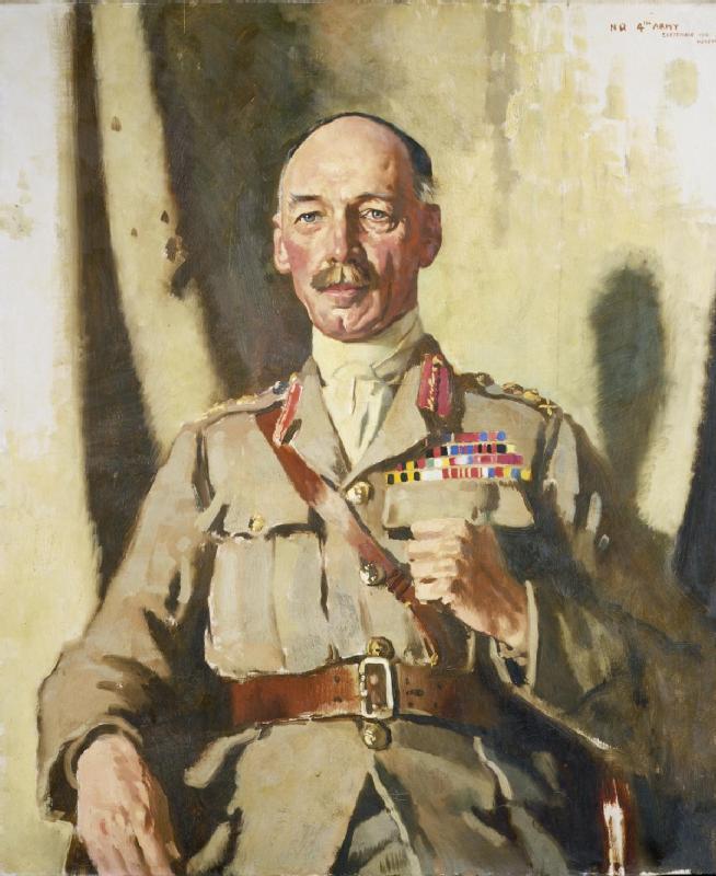 Wikioo.org - The Encyclopedia of Fine Arts - Painting, Artwork by William Newenham Montague Orpen - General Sir Henry Seymour Rawlinson (1864 1925) Bt, GCVO, KCB, KCMG