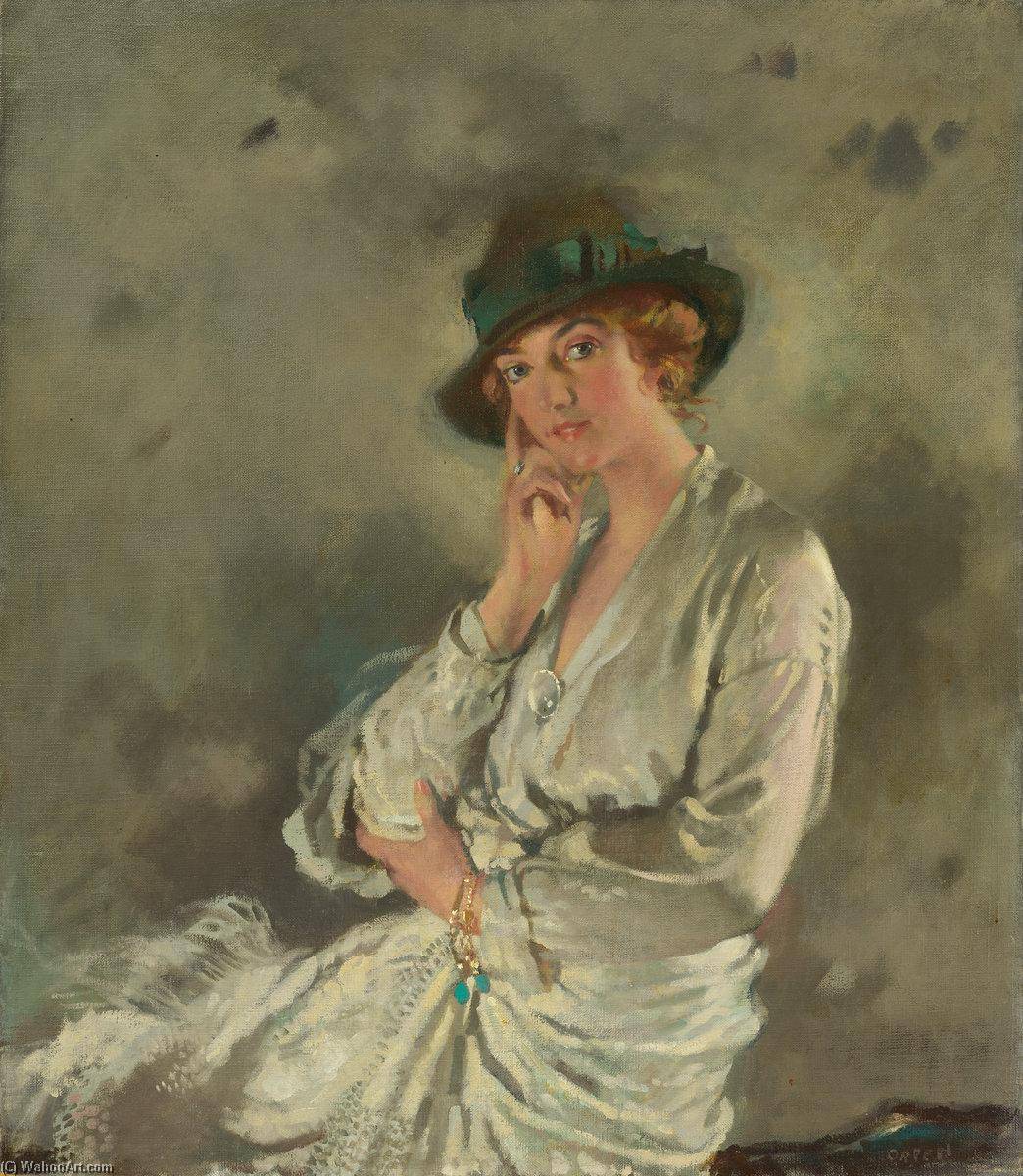 Wikioo.org - The Encyclopedia of Fine Arts - Painting, Artwork by William Newenham Montague Orpen - Mrs Charles S Carstairs
