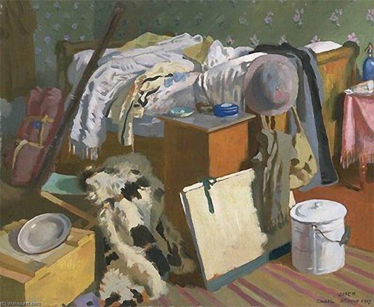 Wikioo.org - The Encyclopedia of Fine Arts - Painting, Artwork by William Newenham Montague Orpen - My Workroom at Cassel