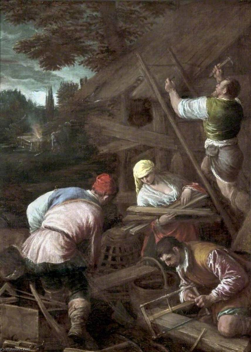Wikioo.org - The Encyclopedia of Fine Arts - Painting, Artwork by Jacopo Bassano The Elder - The Sacrifice of Noah