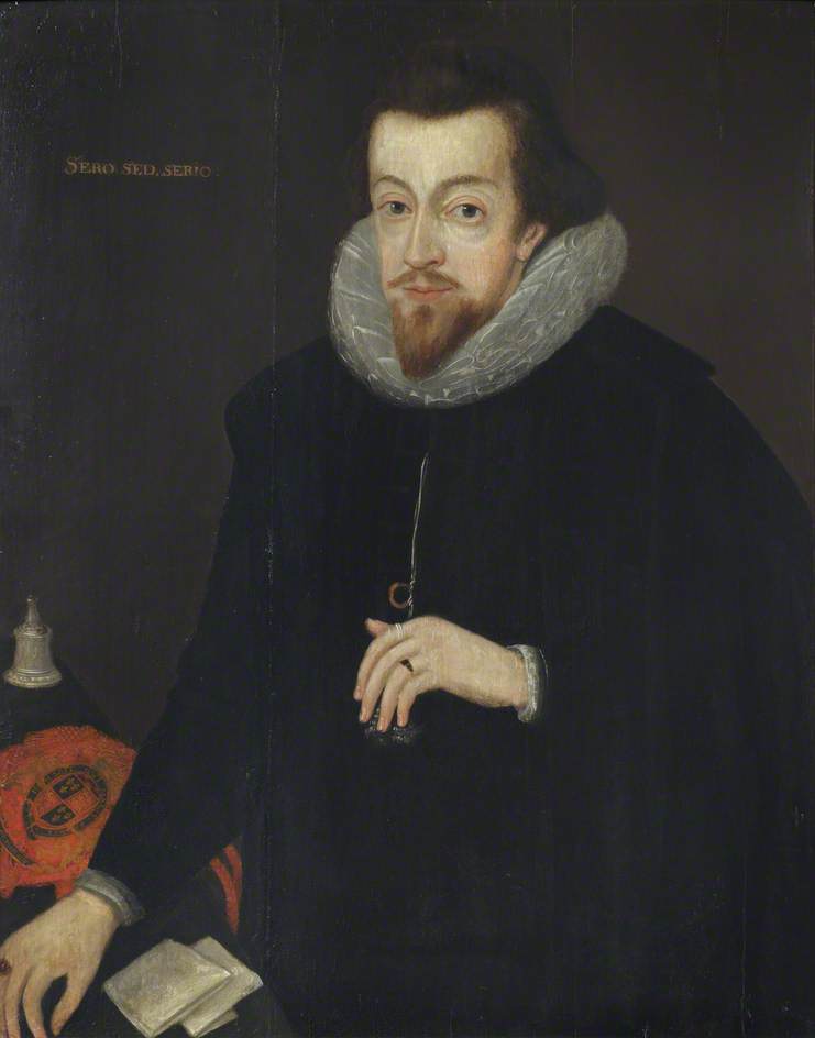 Wikioo.org - The Encyclopedia of Fine Arts - Painting, Artwork by John De Critz The Elder - Robert Cecil (1563–1612), 1st Earl of Salisbury, Chancellor of the University (1601–1612)