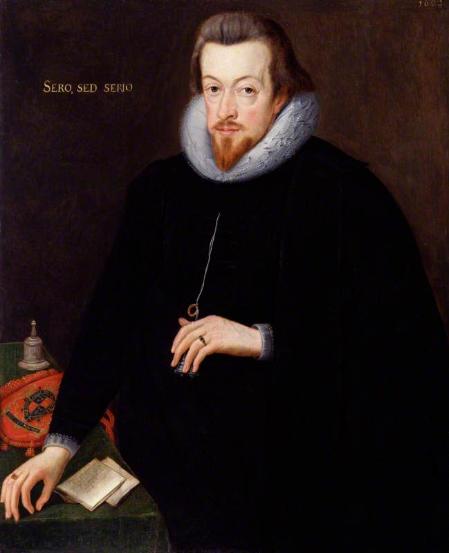 Wikioo.org - The Encyclopedia of Fine Arts - Painting, Artwork by John De Critz The Elder - Robert Cecil, 1st Earl of Salisbury