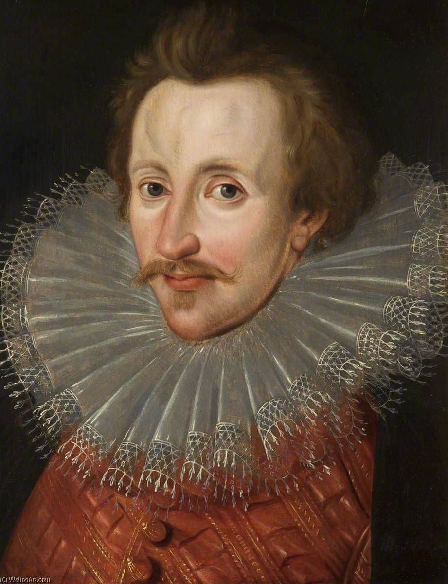 Wikioo.org - The Encyclopedia of Fine Arts - Painting, Artwork by John De Critz The Elder - Sir Philip Sidney (1554–1586)