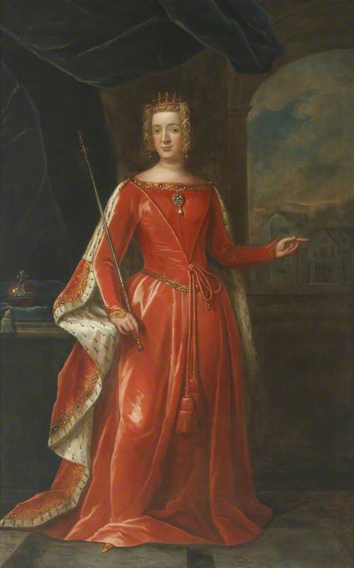 Wikioo.org - The Encyclopedia of Fine Arts - Painting, Artwork by Thomas Murray - Philippa (1314 –1369), Queen Consort of Edward III