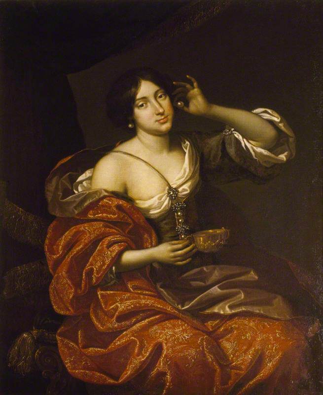 Wikioo.org - The Encyclopedia of Fine Arts - Painting, Artwork by Benedetto Gennari The Younger - Lady Elizabeth Howard (1656–1681), Lady Felton, as Cleopatra