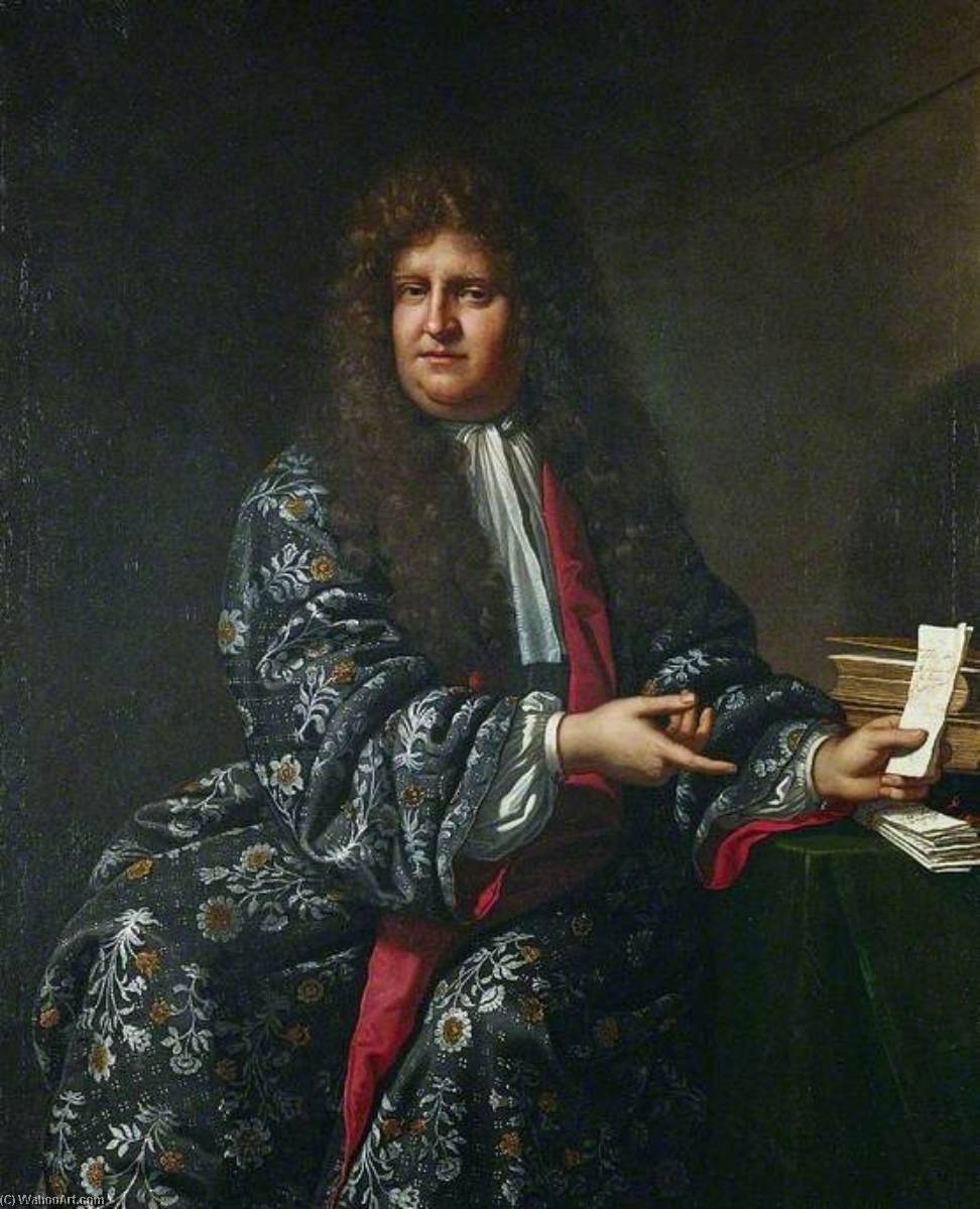 Wikioo.org - The Encyclopedia of Fine Arts - Painting, Artwork by Benedetto Gennari The Younger - Nathaniel Cholmley (1684–1755)