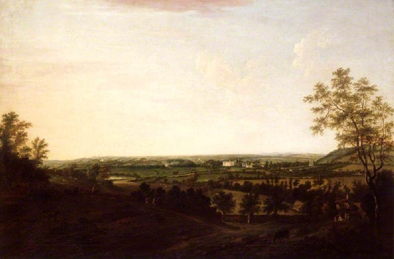 Wikioo.org - The Encyclopedia of Fine Arts - Painting, Artwork by William Tomkins - Distant View of Saltram